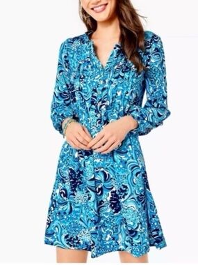 Lilly Pulitzer Seana UPF 50+
Dress Resort White Mermazing
